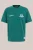 WE Fashion – Heren relaxed fit T-shirt met print – Relaxed Fit – Groen – Katoen –