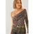 Leopardprint Strapless Fitted Blouse