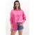Oversized Satijnen Knopenblouse