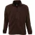 SOLS Heren North Full Zip Outdoor Fleece Jacket (Donkere chocolade)