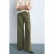 Mango wide leg high waist jeans kaki