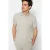 TRENDYOL MAN Jongens Grijs Effen Kort Regular fit Poloshirts