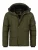 Alessandro Salvarini heren winterjas AS-326 met teddyvoering en afneembare capuchon