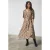SisterS Point midi jurk bruin