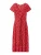 MANGO Jurk ‘POMI’  rood / wit