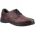 Hush Puppies Marco Leer Heren Bruin Veterschoenen