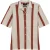 Ted Baker Niks Gestreepte Gehaakte Oversized Taupe Shirt
