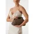 GUESS Marciano By  Raffia Pouch Black/natural
