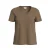 Dames T-shirt van zacht katoen met V-hals en zijsplit s.Oliver