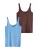 Next Top  blauw / chocoladebruin