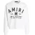 Amiri stencillogo wit sweatshirt