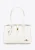 Wittchen Dames leren shopper met kwastje, gebroken wit, echt leer