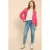 White Stuff Casey Crochet Cardi Bright Pink