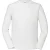 Fruit of the Loom Heren Iconic Premium T-shirt met lange mouwen (Wit)