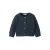 Mango Kids gebreid vest met kabels – donkerblauw