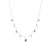 Luxenter ketting in metaallegering en witte parel afgewerkt in rhodium – Sewi