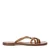 Sacha leren slippers cognac