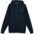 Lyle & Scott Heren Fly Fleece Full Zip Hoodie (Donkere marine)
