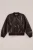 WE Fashion – Meisjes oversized bomberjack – Oversized – Bordeauxrood –