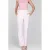 Accentil straight high waist pantalon lichtroze