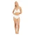 Brave Soul Driehoekige halternek-bikinitop voor dames (Wit)