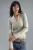 Slim Fit V-Hals Lange Mouw Blouse