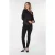 EsQualo Trousers Colored Denim Black