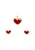MYMO Sieraden set  rose-goud / rood
