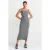 Mouwloze Bodycon Midi Jurk Met Uitsnijding