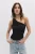 Body asymétrique à boutons-pression