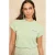 Lofty Manner T-shirt met backprint mintgroen