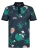 Petrol Industries Shirt ‘Nitro’  marine / smaragd / pastelrood / wolwit