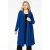 YOEK vest van travelstof DOLCE blauw
