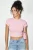 Dames Slim Fit Katoen Lycra Crop Top