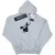 Disney Dames/Dames Mary Poppins Vliegend Silhouet Hoodie (Sportgrijs)