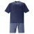 HAJO Pyjama kort  navy