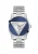 GUESS Analoog horloge ‘Badge’  navy / zilver