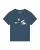 Watapparel Shirt ‘Spacewhale’  petrol / wit
