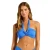 Seafolly Collective voorgevormde bandeau bikinitop blauw