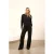 Lofty Manner straight high waist broek grijs