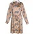 Mucho Gusto Dress Avignon Leopard White Collar Beige