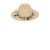 Sarlini zonnehoed met franjes beige