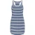 Racerback gestreepte jurk
