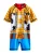 Next UV-bescherming  azuur / curry / rood / wit