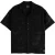 Scotch & Soda Crochet Short-sleeved Relaxed-fit Shirt Washed Black