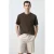 Mango Man regular fit T-shirt – bruin