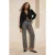 TRENDYOLMİLLA Dames Grijs Effen Recht Hoge taille Jeans