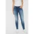 VERO MODA mid waist skinny jeans Lux met katoen VMLUX medium blue denim