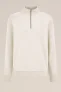 WE Fashion – Heren regular fit sweater met rits – Regular fit – Greige – Katoen –