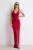 TRENDYOLMİLLA Dames Rood Effen Maxi Mouwloos Recht Avond & Gala Jurk